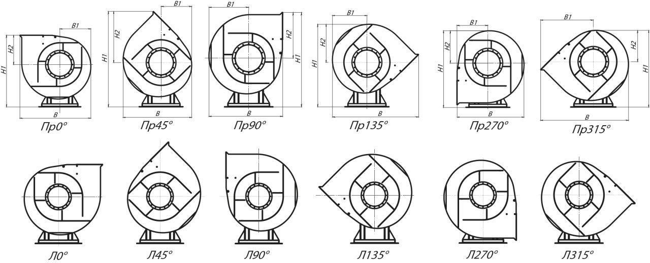 Радиальный вентилятор ВР 86-77 №2,5
